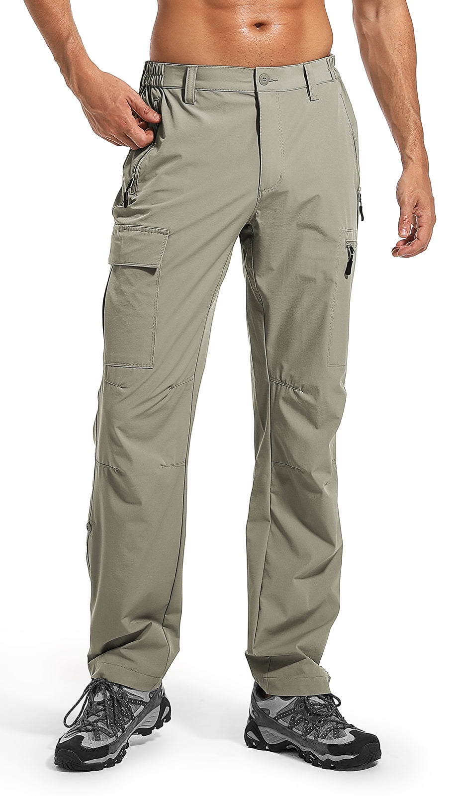 Moosehill Men's Hiking Cargo Pants Lightweight Quick Dry Waterproof ...