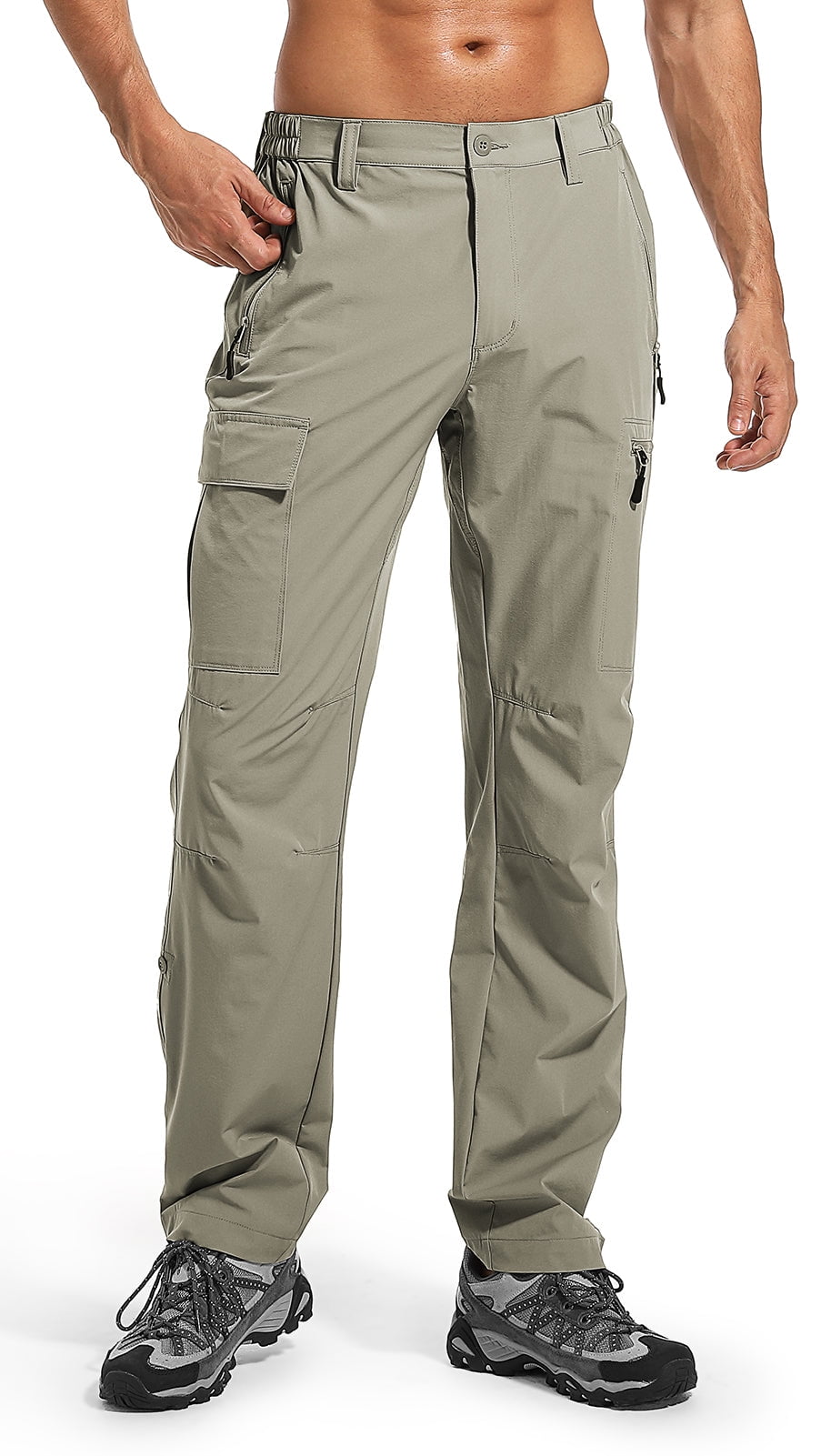 Moosehill Men's Hiking Cargo Pants Lightweight Quick Dry Waterproof Fishing  Pants for Tactical Outdoor Hunting Camping