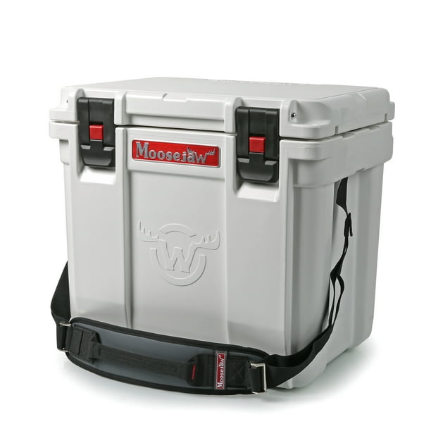 Moosejaw 25 Quart Ice Fort Hard Cooler with Microban, Snow