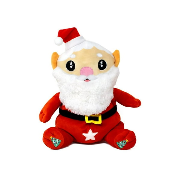 Moosh-Moosh 10-inch Santa Starlight Buddy Soft Stuffed Animal Holiday Plushie