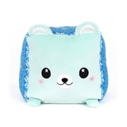 Moosh-Moosh Holiday Christmas 10 Inch Squared  Stuffed Animal Plush Toy Blitz the Polar Bear
