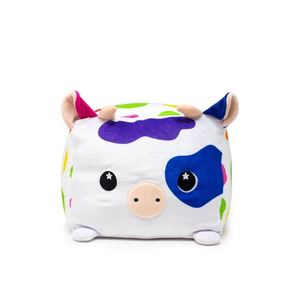 Moosh-Moosh Official 10 inch Milly the Cow Squared - Kid's Ultra Soft Stuffed Plush Toy