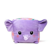 Moosh-Moosh Official 10 inch Peach the Elephant Squared - Kids Ultra Soft Stuffed Plush Toy