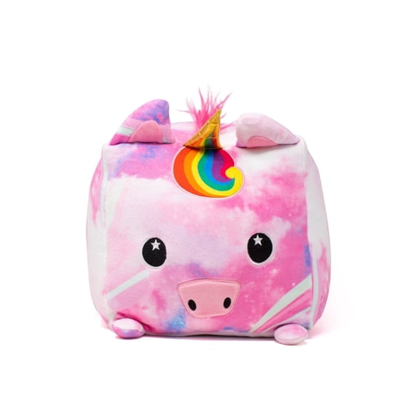 Moosh-Moosh Official 10 inch Raindrop the Unicorn Squared - Kid's Ultra Soft Stuffed Plush Toy