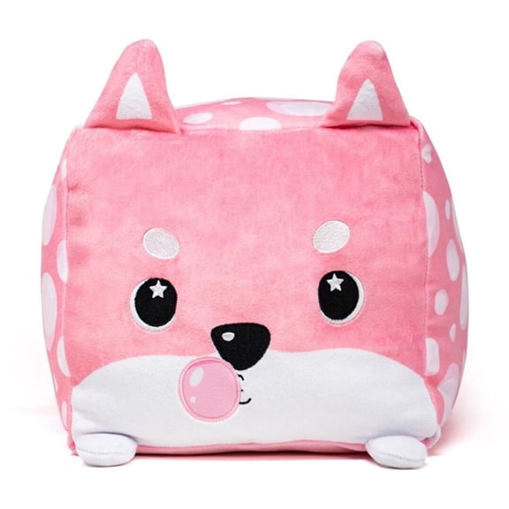 Moosh-Moosh Official 10 inch Sweet Tooth the Shiba Inu Squared - Kid's Ultra Soft Stuffed Plush Toy