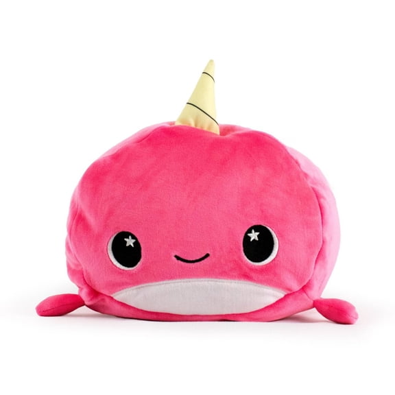 Moosh-Moosh Official 12 inch Bubblegum the Narwhal - Kid's Ultra Soft Stuffed Plush Toy