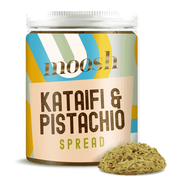 Moosh Dubai Chocolate Bar Filling – Viral Pistachio & Kataifi Spread for Desserts, Toast, and Candy Making (8 oz)