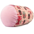 thumbnail image 1 of Mooshi Squish Microbead Bed Pillow, 14" x 7" - Airy Squishy Soft Microbeads - Eighteen Fun Bubbly Colors To Choose From - Cuddly And Fun Dormroom Accessory - Bed Pillow, Owl and Hearts, 1 of 3