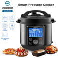 Moosoo 6 Qt Electric Pressure Cooker, 1000W Quick Heating with Autooff