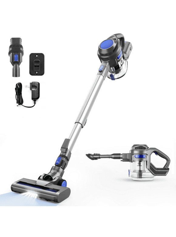 Moosoo Cordless Vacuum 4-in-1 Lightweight Stick Vacuum Cleaner, XL-618A