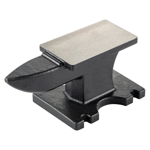 Mootloxy 22Lbs Cast Iron Anvil for Jewelry Making and Forging, Anvils for Blacksmithing, Black