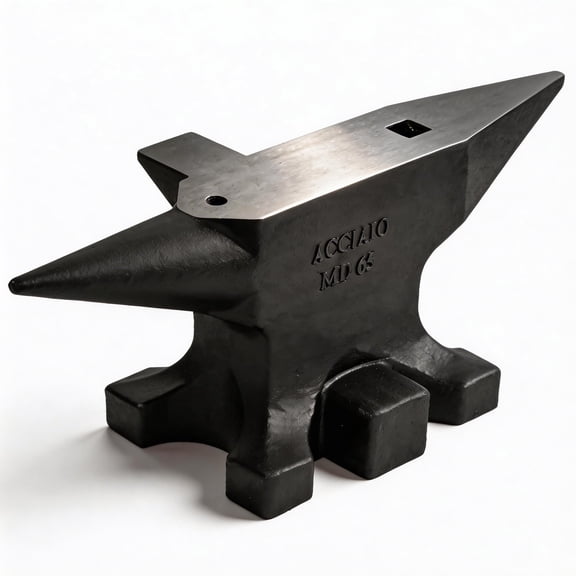 Mootloxy 65 lbs Cast Steel Anvils for Blacksmithing, High Hardness Blacksmith Anvil, Multi-Head Shaped Steel Forging Tools, Black
