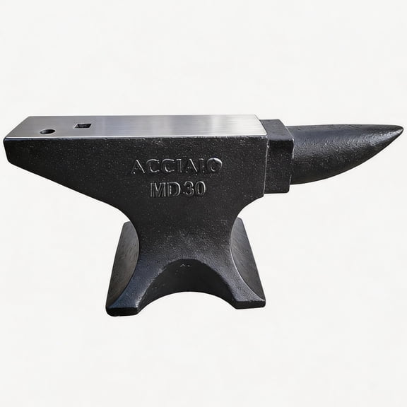 Mootloxy 66Lbs(30kg) Cast Steel Anvil with Single Horn, Anvils for Blacksmithing Forge Tools, Black