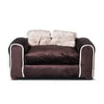 thumbnail image 1 of Moots Furry Pet Sofa Lounge Chocolate, Medium, 1 of 9