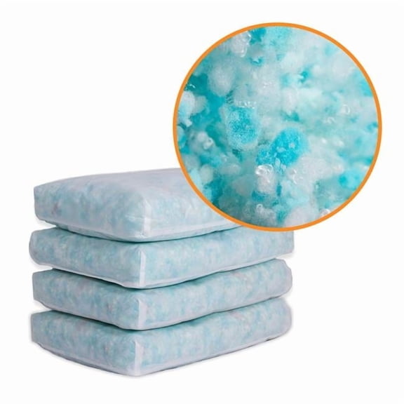 Moots Supreme Filling Formula, 8 lb (4 cushions, 2 lb/each), Refill for Pet Beds, Cushions and Pillows