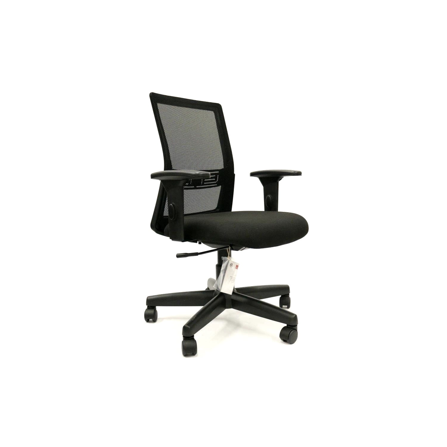 ErgoFlex 40'' High-Back Black Mesh Task Chair with Adjustable Arms