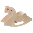 thumbnail image 1 of Moover Premium Wooden Rocking Horse Natural, Made For Toddlers 6m+, 1 of 5
