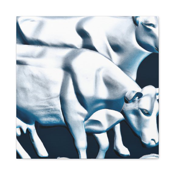 "Mooving Towards Minimalism" - Canvas