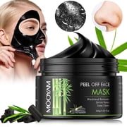 Mooyam Blackhead Remover Mask, Charcoal Peel Off Face Mask, Facial Mask Purifying and Deep Cleansing for All Skin Types 4.23 fl oz