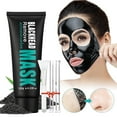 thumbnail image 1 of Mooyam Blackhead Remover Mask Kit, Charcoal Peel-off Facial Mask with Brush and Pimple Extractors, Deep Cleansing for Face Nose Blackhead Pores, For All Skin Types 4.23 fl oz, 1 of 13