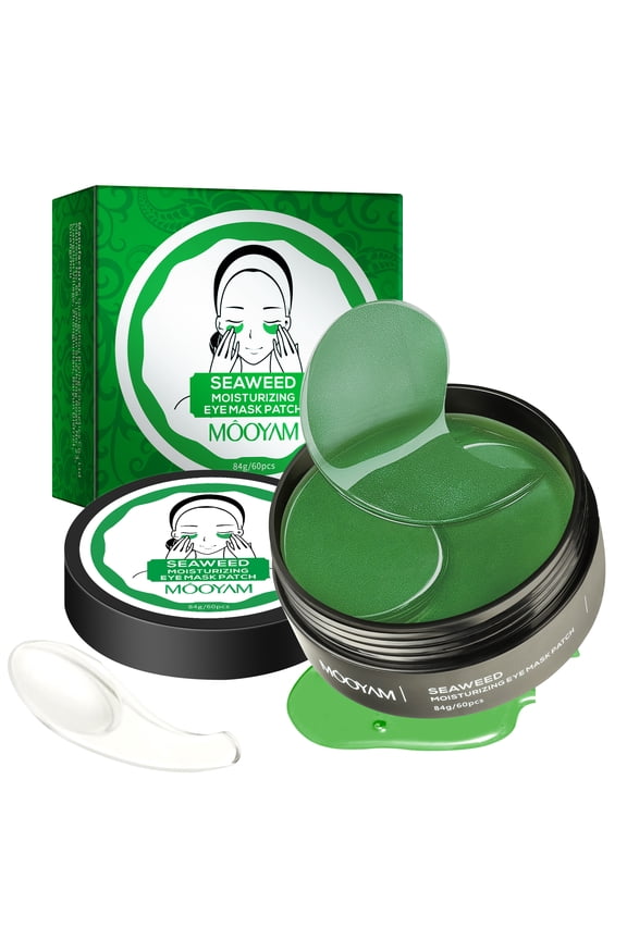 Under Eye Mask, 30 Pairs Seaweed Eye Masks for Dark Circles and Puffiness, Under Eye Patches for Puffy Eyes and Eye Bags, Gel Eye Mask Eye Pads for Face Skin Care