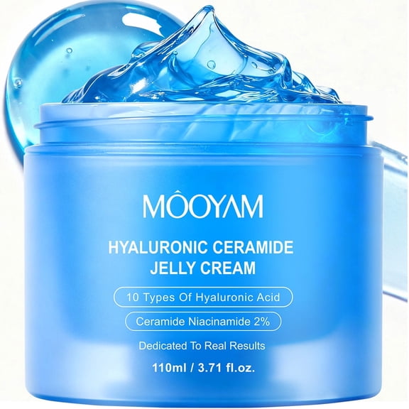 Mooyam Hyaluronic Ceramide Moisturizing Jelly Cream, 3.71 fl oz