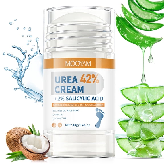 Mooyam Urea 42% Cream Stick for Moisturizing, Repairing, Exfoliating, and Nourishing Cracked Skin on Hands & Feet