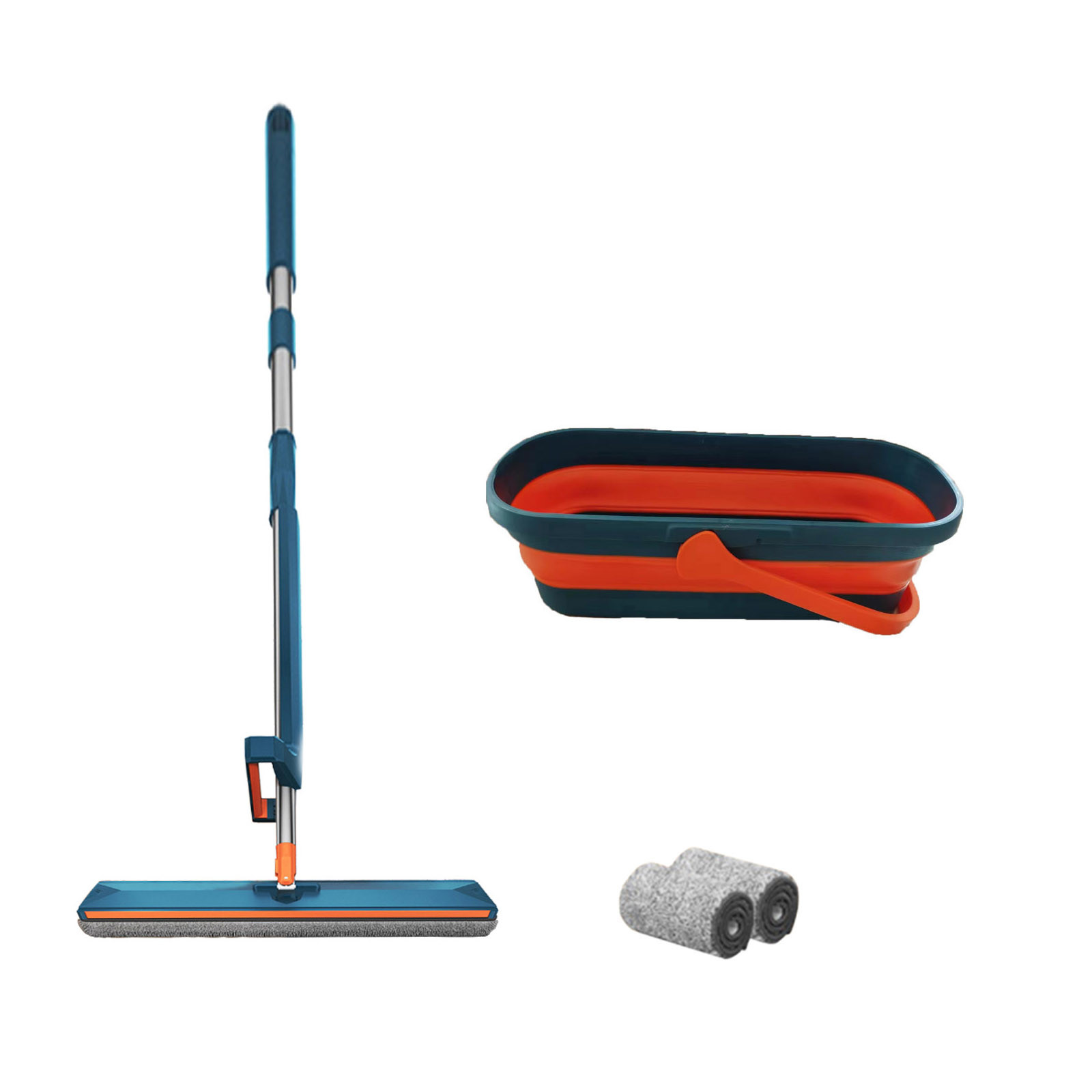 Mop And Bucket With Wringer Set For Home Dust Mop For Hardwood Floors