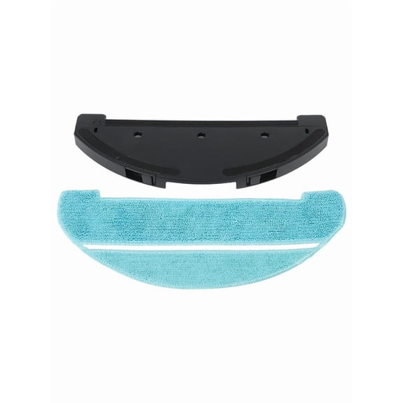 Mop Bracket And Pad Kit For Imou L11 S9 VXVC11 VXVC12 VXVC13 VXVC14, Plastic Holder With Microfiber Cloth For Robot Vacuum(Black)
