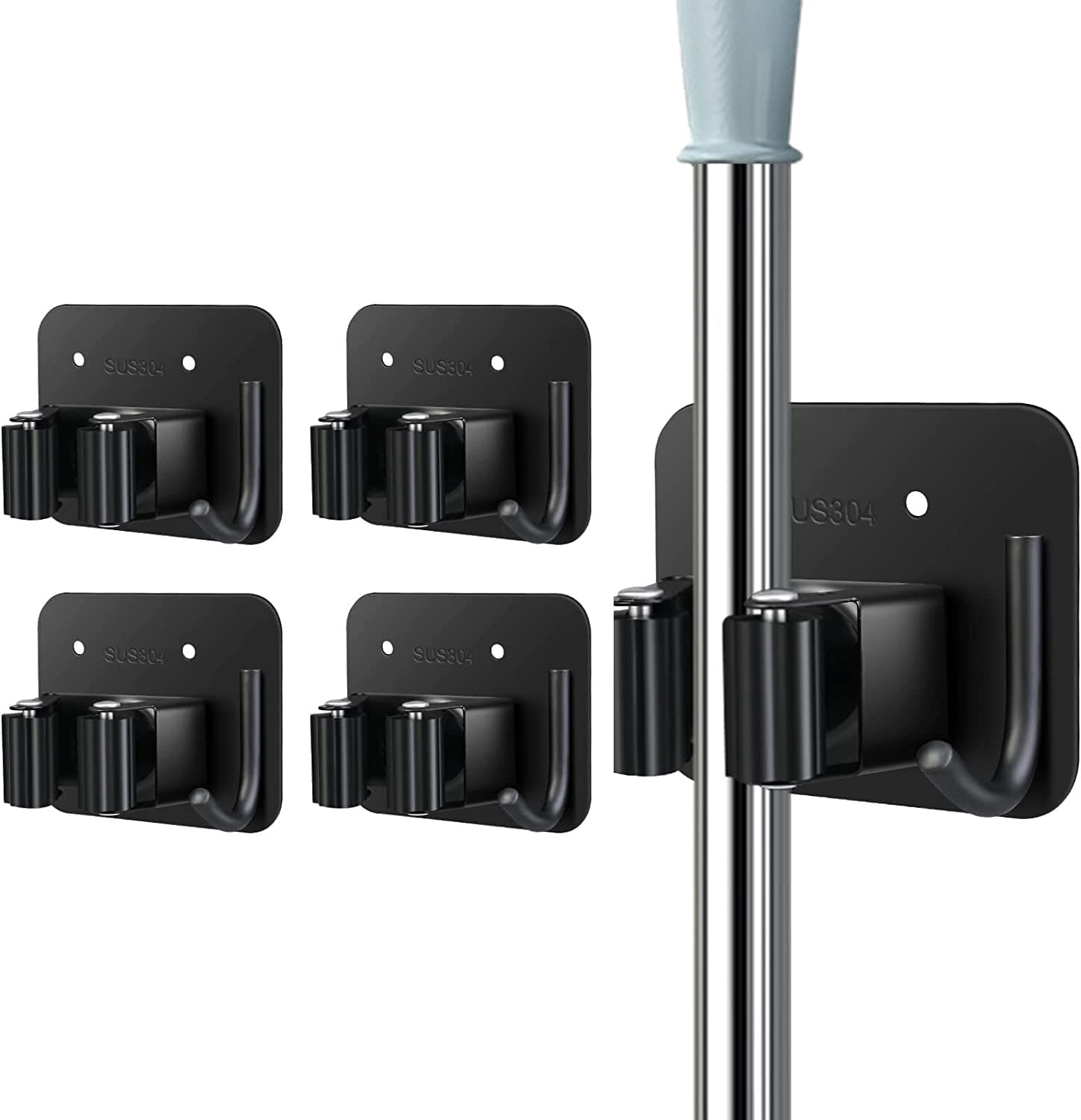 Verdenu 15 Piece Tool Holder Set, Broom Holder, Wall Garden Tool - View #9