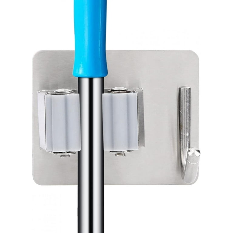 Mop Broom Holder, Mop Holder Wall Mounted Heavy Duty Broom Gripper