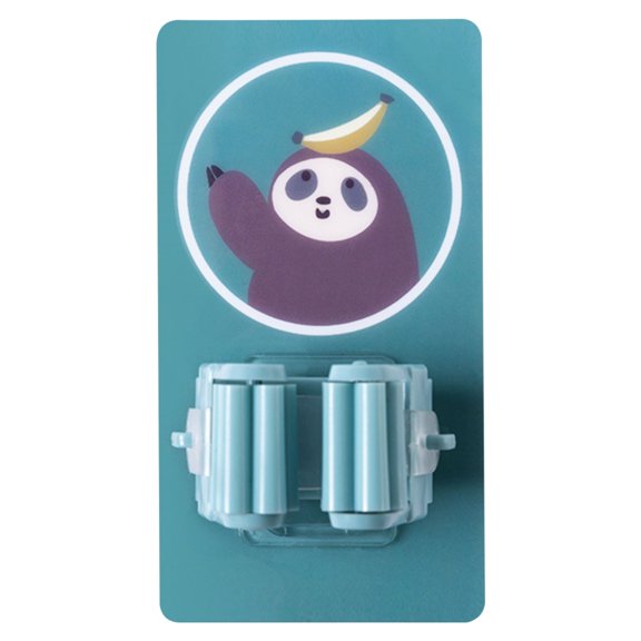 Mop Broom Holder Wall Mount Non Marking No Drill Mop Hook for Bathroom and Kitchen Storage