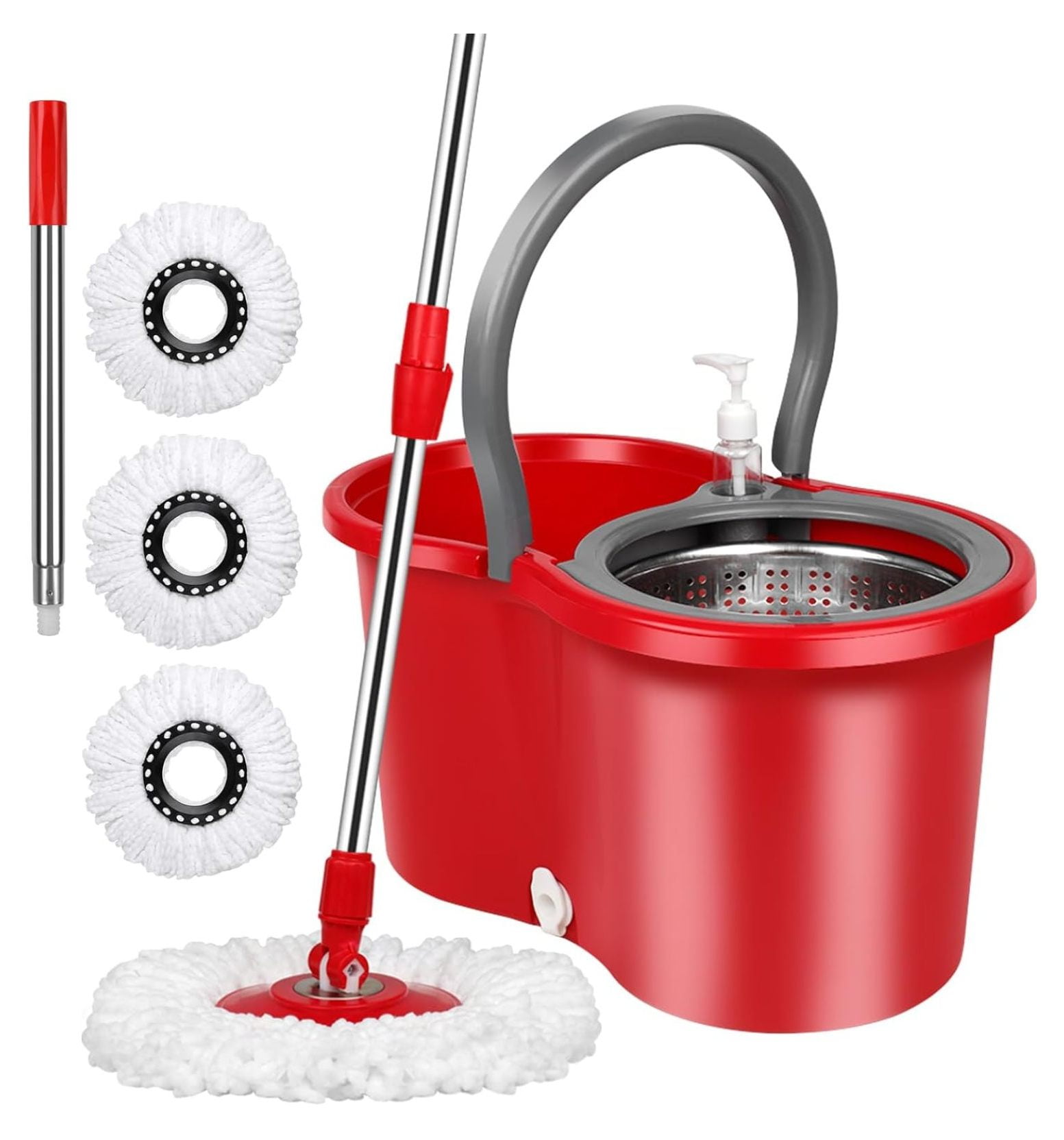 Mop Bucket With Wringer Set Spin Mop And Bucket 360 Spinning Mop