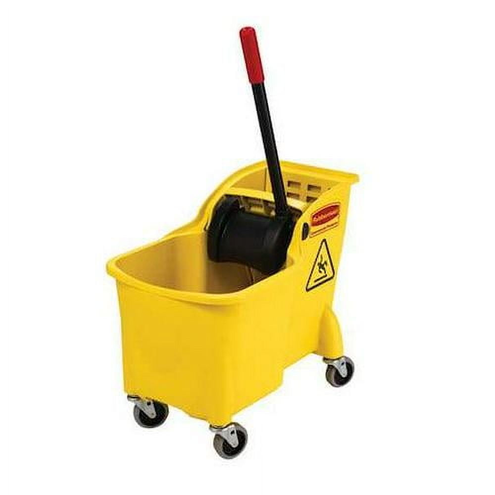 Mop Bucket and Wringer with Reverse Press, 7 3/4 gal gal Capacity