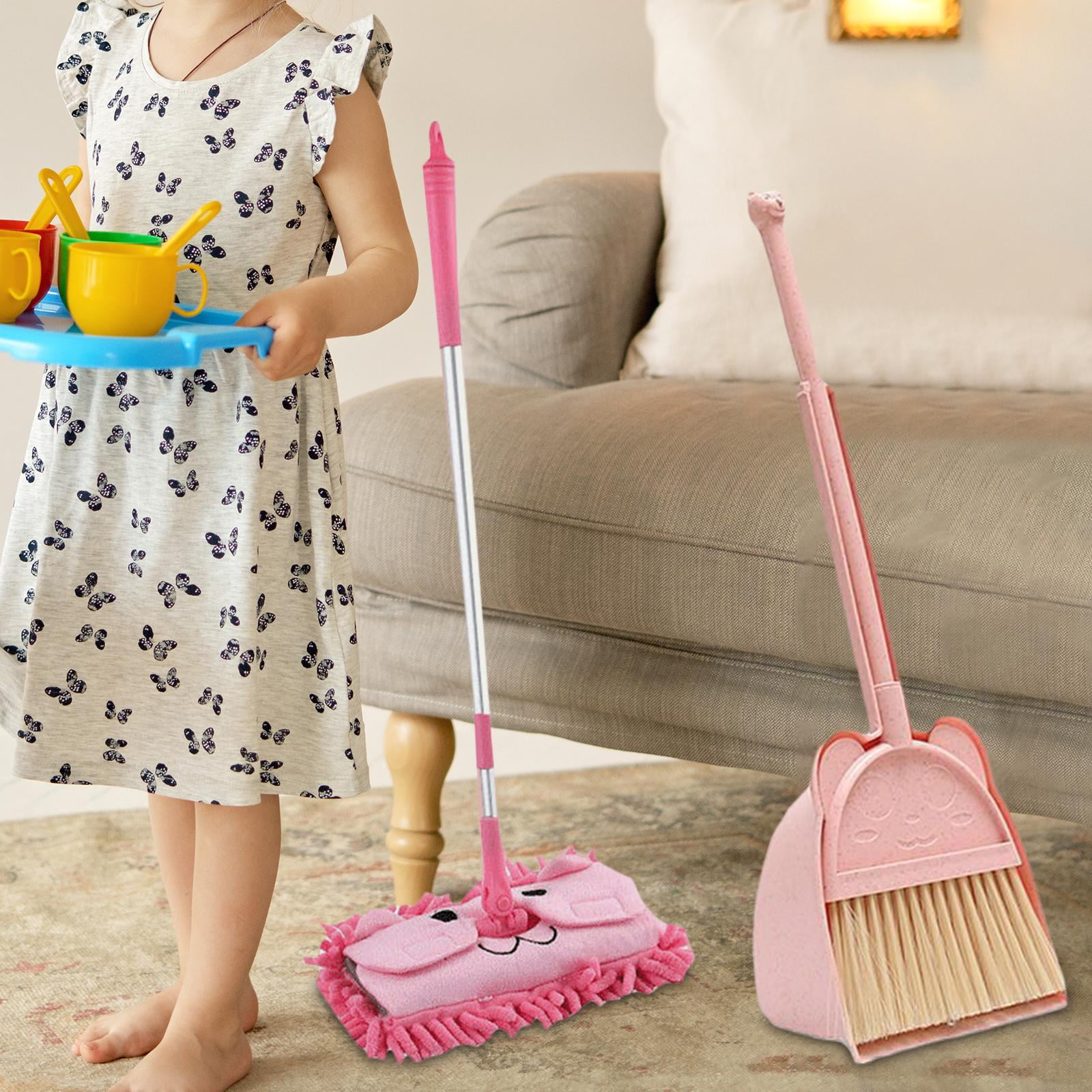 Mop Children Sweeping House Cleaning Toy Set Toddlers Cleaning Toys Set