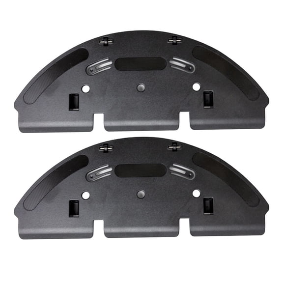 Mop Cloth Bracket For BObsweep Ultra-Vision Pet Robotic Vacuum Cleaner, Sturdy Plastic Frame Board For Efficient Mopping And Floor Cleaning, Easy Installation Accessory, Black(2 PACK)