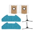 thumbnail image 1 of Mop Cloth Dust Bags Side Brush Kit For Redkey R10 Robot Vacuum Cleaner Replacement Parts Accessories, 1 of 9