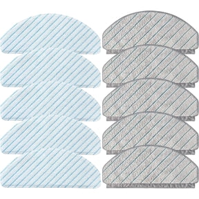 Mop Cloth Pads Compatible with Ecovacs Deebot Ozmo T10 and T10 Plus Robot Vacuum, 10 Pack