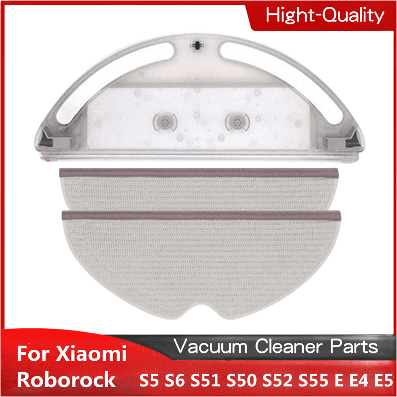 Adjustable Water Tank Filter Mop Cloth For Xiaomi Roborock S5 S50 S51 S55 S5Max S6 S6 Max E Series Vacuum Cleaner Spare Parts - Foto 9