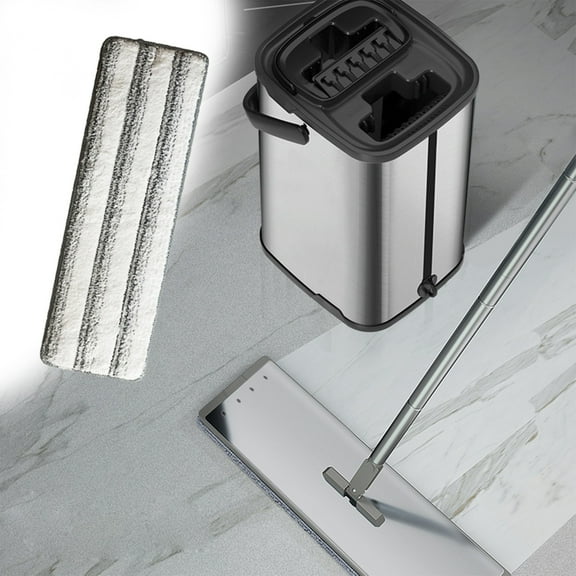 Mop Cloths for Efficient Cleaning - Flat Mop Pads Microfiber Washable Replacement for JOYMOOP Flat Mop or Mop Bucket 14-inch Cleaning Solution