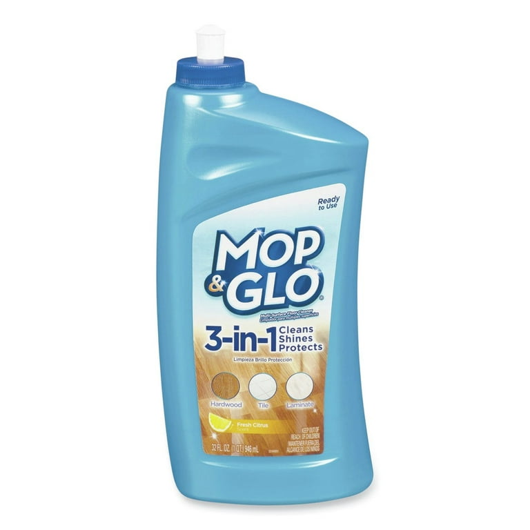 Mop & Glo Multi-Surface Floor Cleaner, 32oz, Shines & Protects Floors 