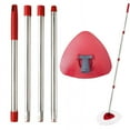thumbnail image 1 of Mop Handle for Ocedar, Mop Handle for O Cedar, Spin Mop Replacement Handle for O Cedar, 4-Section Spin Mop Handles and Base for Ocedar, 30" to 58" Mop Stick Pole Handle and Base for Ocedar Spin Mop, 1 of 6