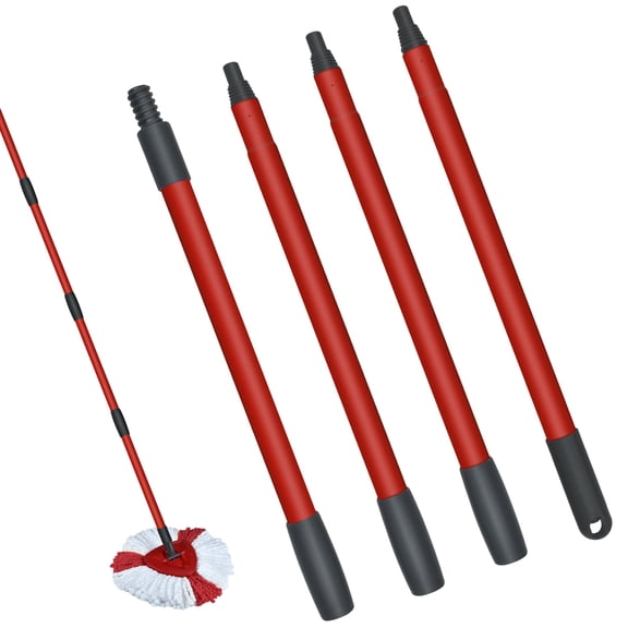 1-Pack 4-Section Mop Handle Replacement for O-Cedar Mop System, 30" to 58" Adjustable Length