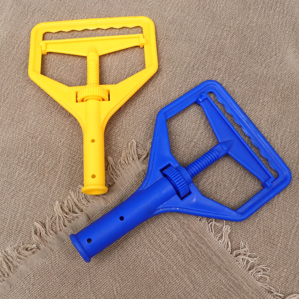 Mop Head 2PCS Quick Change Screw Clamp Mop Head Plastic Mop Head for