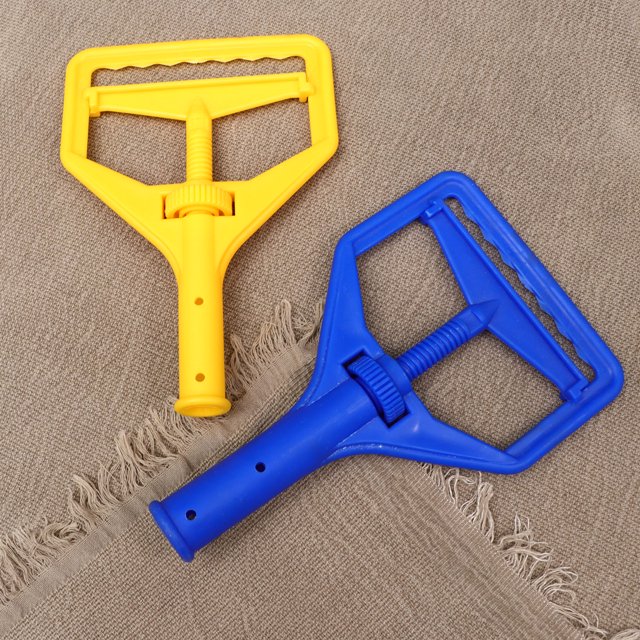 Mop Head 2PCS Quick Change Screw Clamp Mop Head Plastic Mop Head for Home Office Replacement