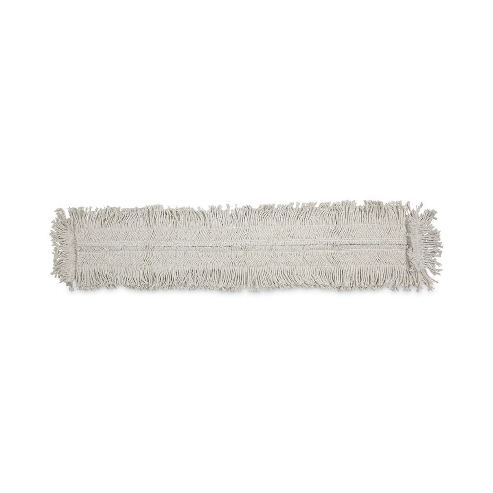 Mop Head, Dust, Disposable, Cotton/Synthetic Fibers, 48 x 5, White Mop Head, Dust, Disposable, Cotton/Synthetic Fibers, 48 x 5, White