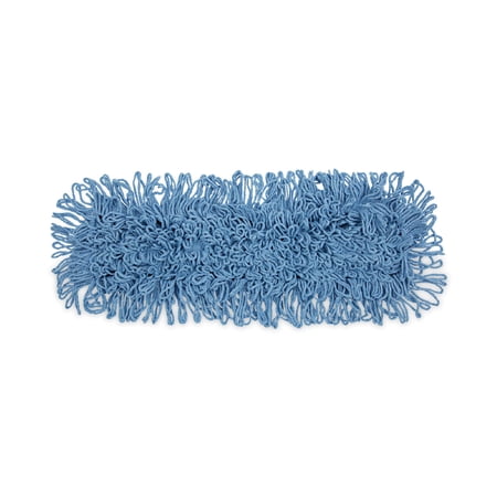 Boardwalk Mop Head, Dust, Looped-End, Cotton/Synthetic Fibers, 24 x 5, Blue