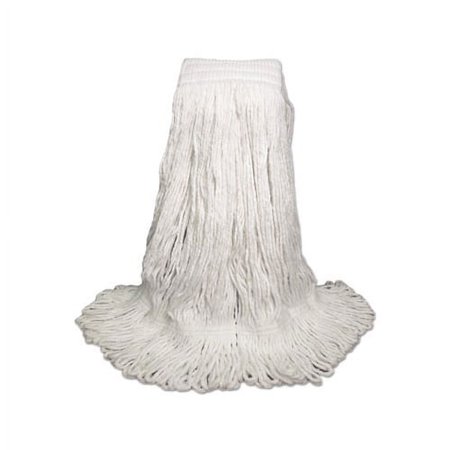 Mop Head Pro Loop Web/Tailband Pro Loop Web/Tailband, Premium Saddleback Head, Ryn, 24-oz., WH, 12/CT