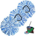 thumbnail image 1 of Mop Head Replacement, 3 Pack Spin Mop Refill Replace Head for Rinseclean 2-Tank System, Microfiber & Machine Washable, 1 of 4
