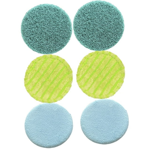 Mop Heads Compatible with 6.3” Floor Police Mop Replacement Pads As Seen On TV and Reusable